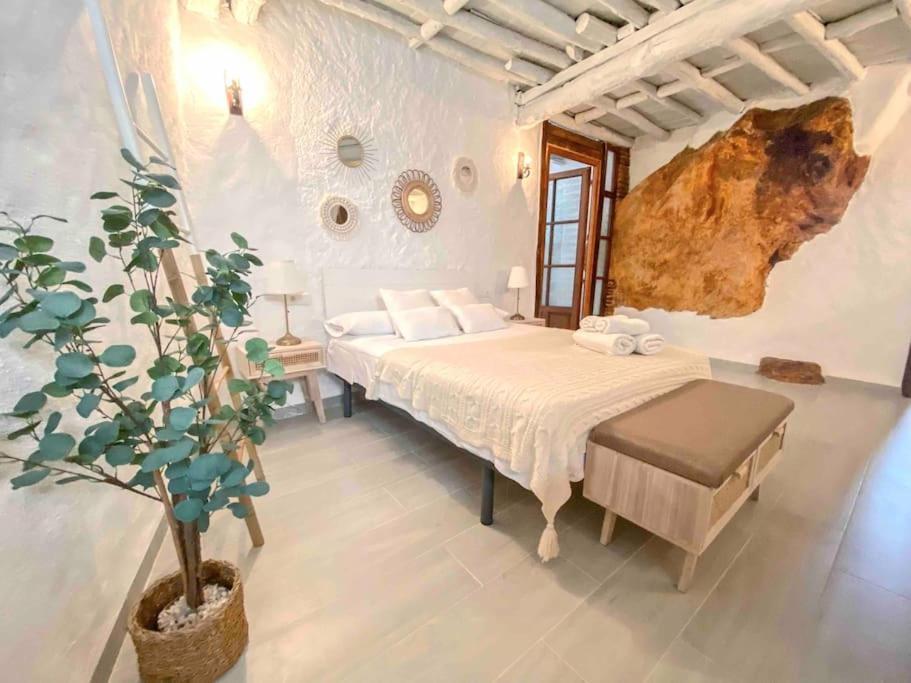 La Palmera. Casa Rural Con Piscina Privada. Benadalid Exterior photo