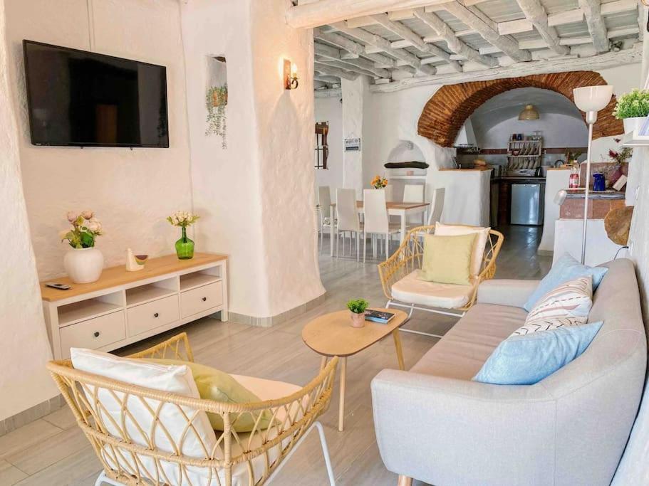 La Palmera. Casa Rural Con Piscina Privada. Benadalid Exterior photo